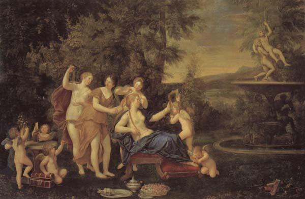 Albani Francesco The Toilett of Venus oil painting image